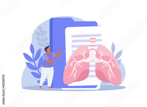 Lungs And Folders Composition