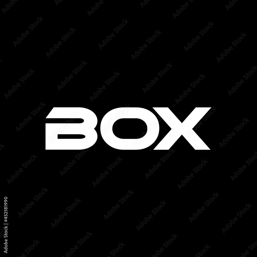 BOX letter logo design with black background in illustrator, vector logo modern alphabet font overlap style. calligraphy designs for logo, Poster, Invitation, etc. BOX letter logo design with black background in illustrator, vector logo modern alphabet font overlap style. calligraphy designs for logo, Poster, Invitation, etc.