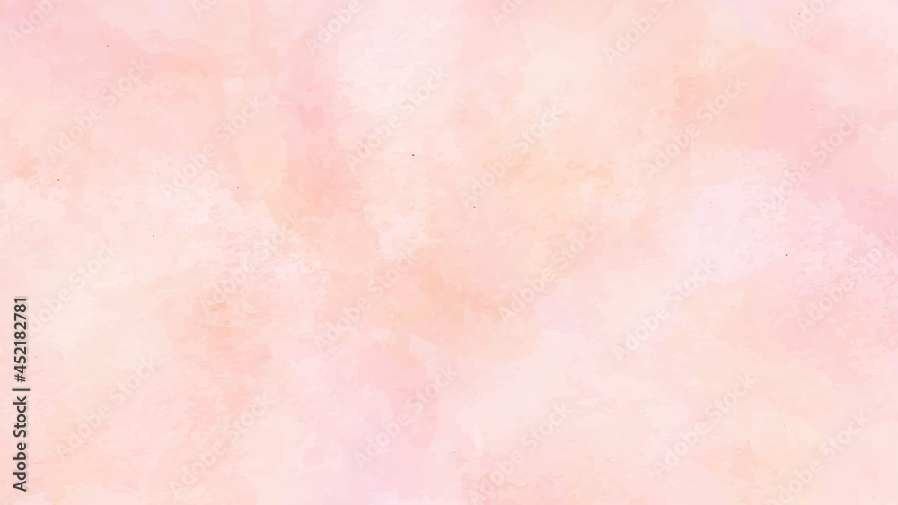 Light coral pink watercolor texture. High resolution watercolour background