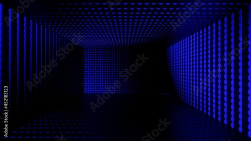 Neon light of Modern style., Colorful flowing wave design., ultraviolet spectrum, 4K Animation Background Loopable.