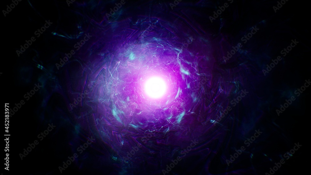 Fototapeta premium Slow Spreading Out Neon Energy