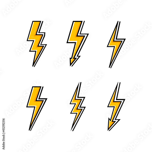 Free Download Cartoon lighting vector design isolated - GFXLoad