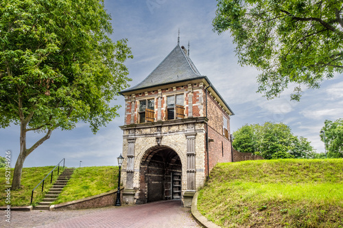 Schoonhoven's 17th-century Ferry Gate, Zuid-Holland province, The Netherlands photo