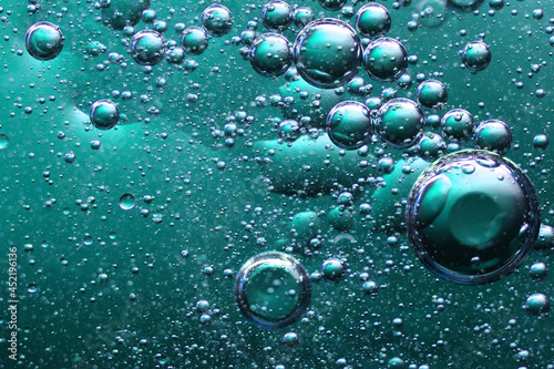 oil bubbles on water