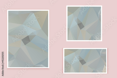 abstract textured polygonal background vector. Blurry triangle design. The pattern can be used for the background. 