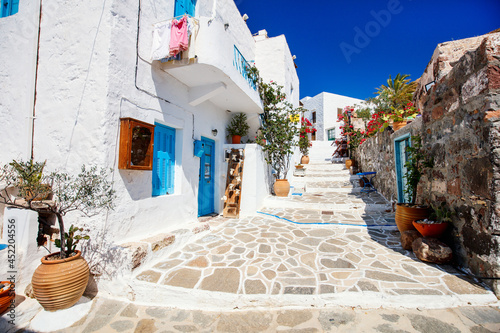 Greek traditional village on Milos island