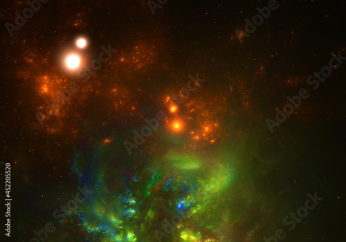space galaxy background © mwillismodeler