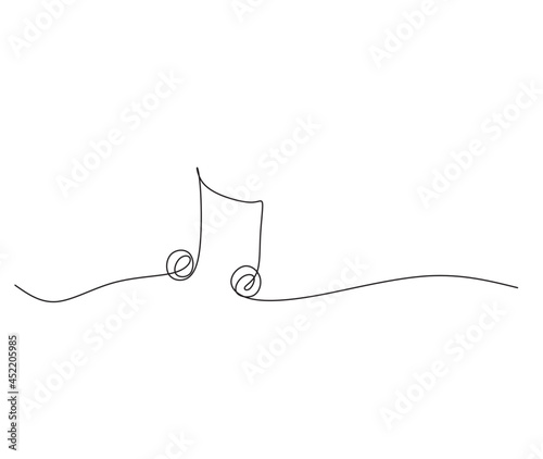 Musical notes line