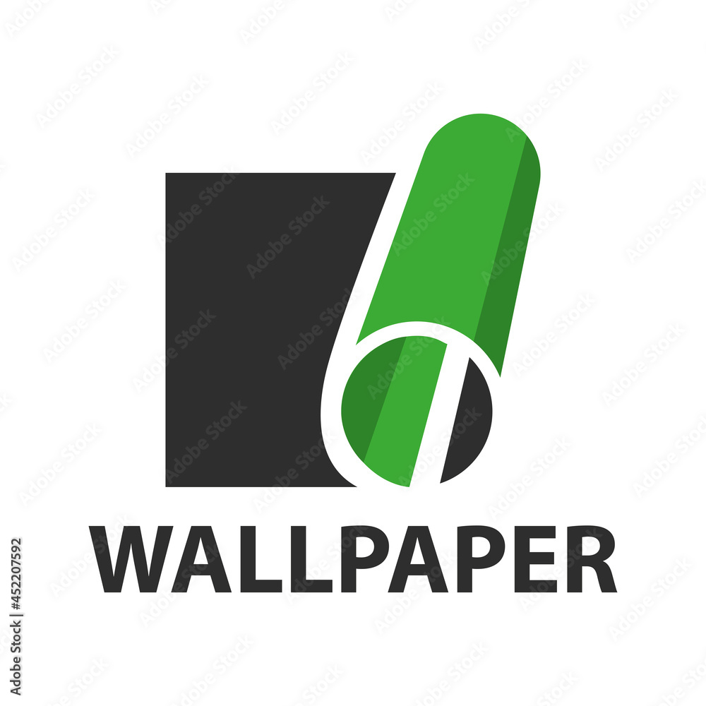 Vector logo of the designer wallpaper store Vector logo of the designer wallpaper store
