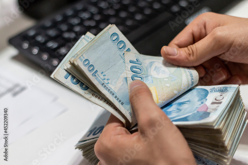 Turkish Lira, Turkish Money ( Turkish Turk Parasi Lira) photo