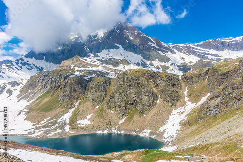 Amazing Alpine landscape with lakes in Gran Paradiso National Park, Piedmont Italy © Stefano Zaccaria