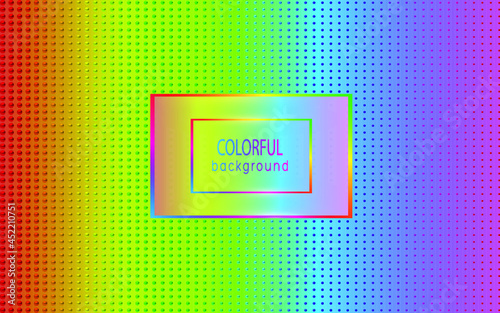 Colorful luxury background with 3D beads. Vector illustration.