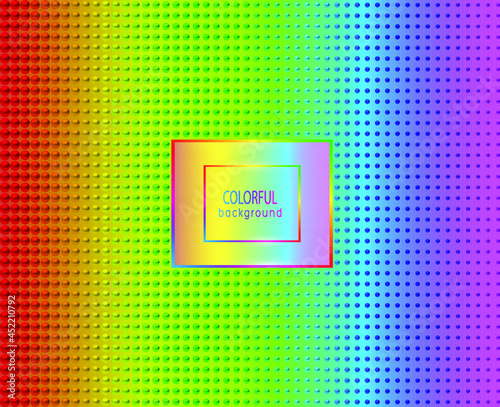 Colorful luxury background with 3D beads. Vector illustration.