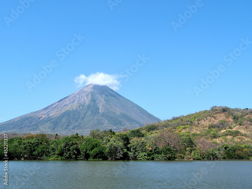 Concepción volcano with clouds at Lake Nicaragua © Goodwave Studio