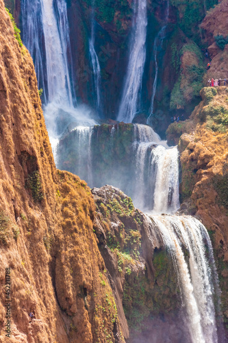 The Ouzoud Waterfalls  the highest waterfall in North Africa  Morocco