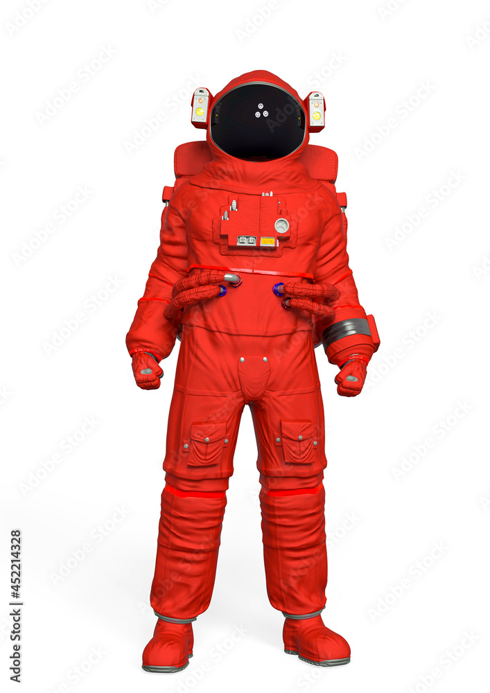 astronaut is standing up like a hero astronaut is standing up like a hero