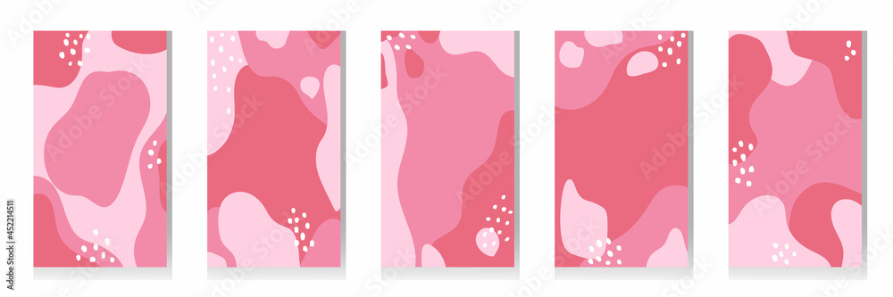 Set of abstract backgrounds. Hand drawn various shapes and doodle objects. Use for Instagram stories. Contemporary modern trendy vector illustrations. Every background is isolated. Set of abstract backgrounds. Hand drawn various shapes and doodle objects. Use for Instagram stories. Contemporary modern trendy vector illustrations. Every background is isolated.