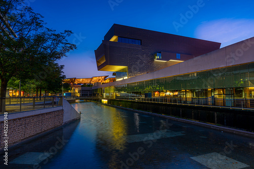 Edificio DHUB, Museu del Disseny, by MBM arquitectos, 2012. Beside, Encants. Barcelona. photo