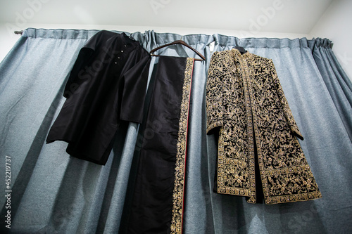 Indian groom's wedding outfit