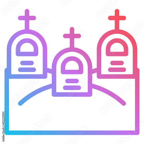 graveyard gradient icon