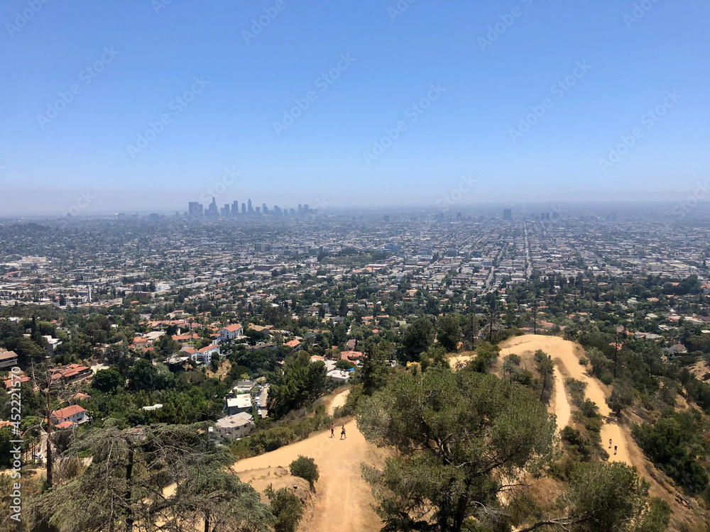 Landscape shot of Los Angeles, USA