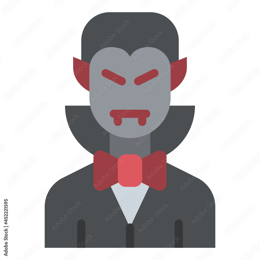 dracula flat icon