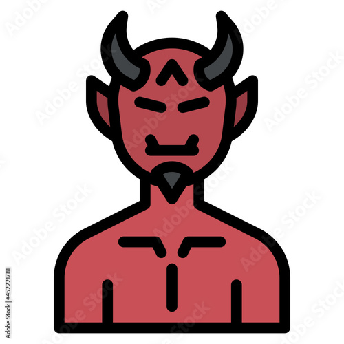 devil line icon