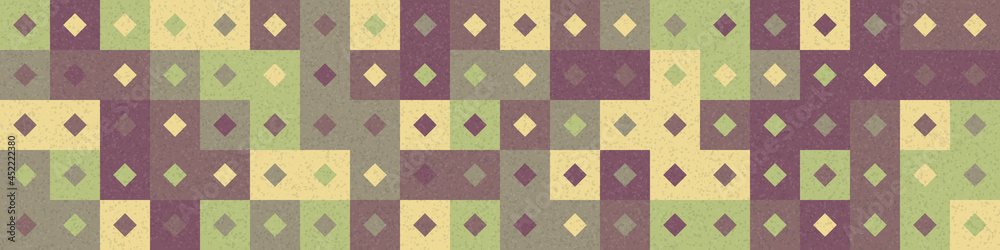 Abstract Geometric Pattern generative computational art illustration