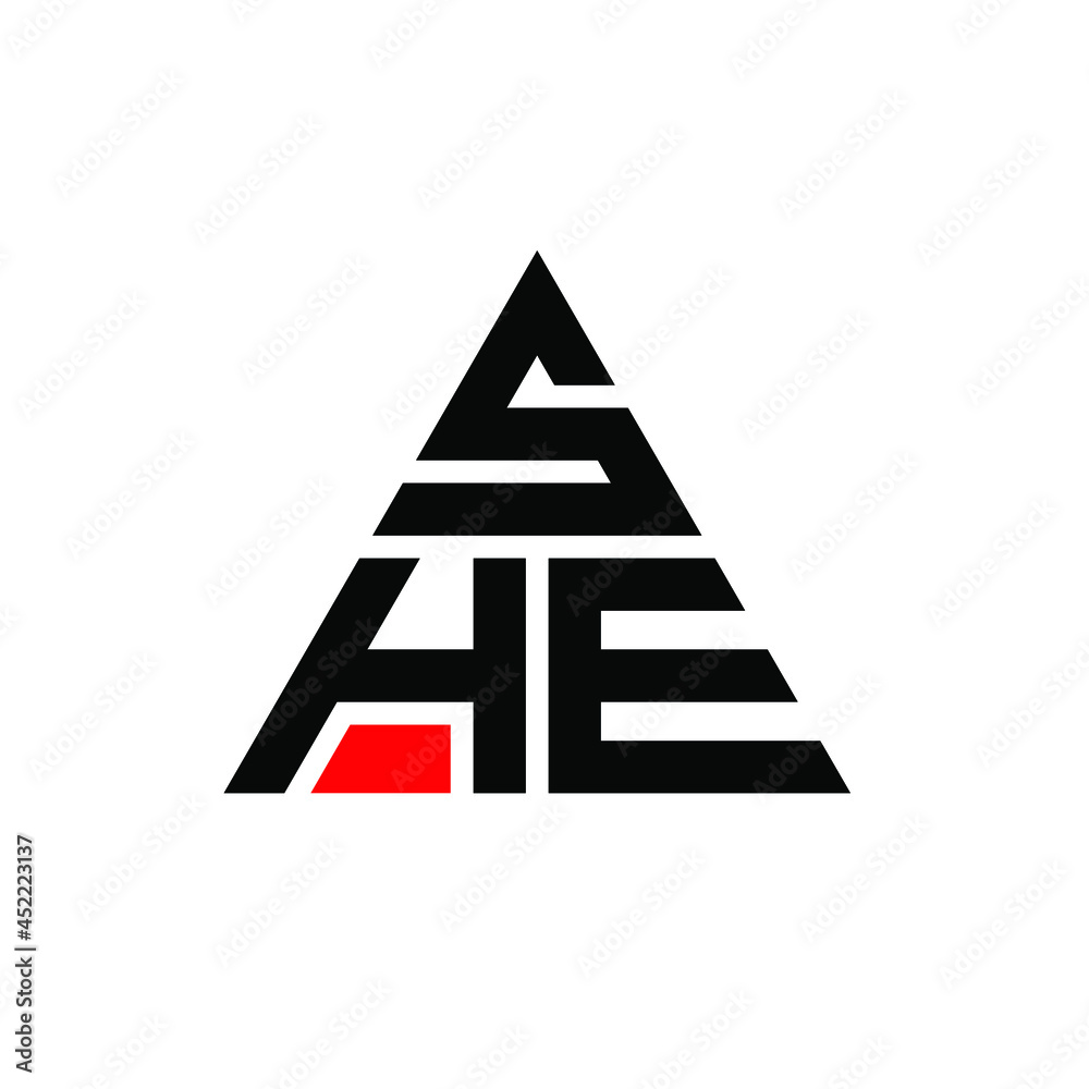 SHE triangle letter logo design with triangle shape. SHE triangle logo design monogram. SHE triangle vector logo template with red color. SHE triangular logo Simple, Elegant, and Luxurious Logo. SHE SHE triangle letter logo design with triangle shape. SHE triangle logo design monogram. SHE triangle vector logo template with red color. SHE triangular logo Simple, Elegant, and Luxurious Logo. SHE