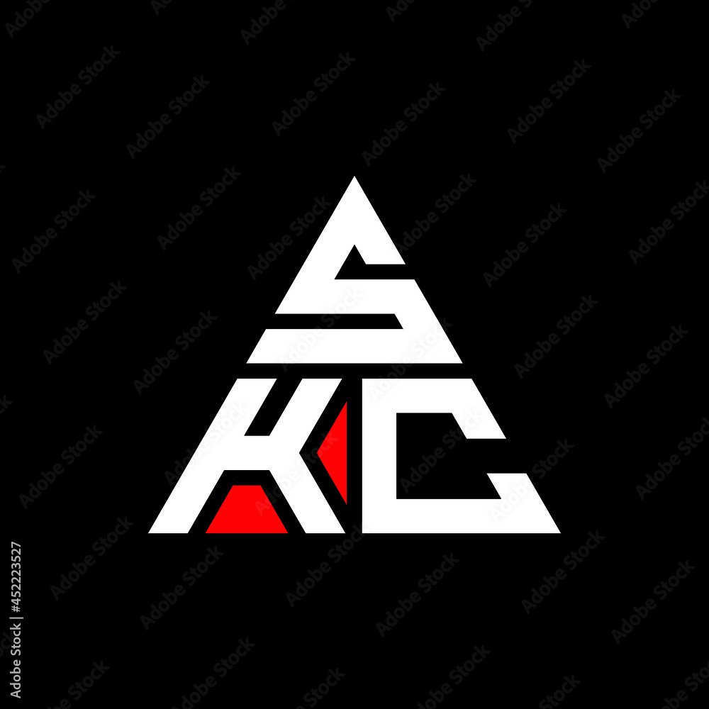 SKC triangle letter logo design with triangle shape. SKC triangle logo design monogram. SKC triangle vector logo template with red color. SKC triangular logo Simple, Elegant, and Luxurious Logo. SKC SKC triangle letter logo design with triangle shape. SKC triangle logo design monogram. SKC triangle vector logo template with red color. SKC triangular logo Simple, Elegant, and Luxurious Logo. SKC