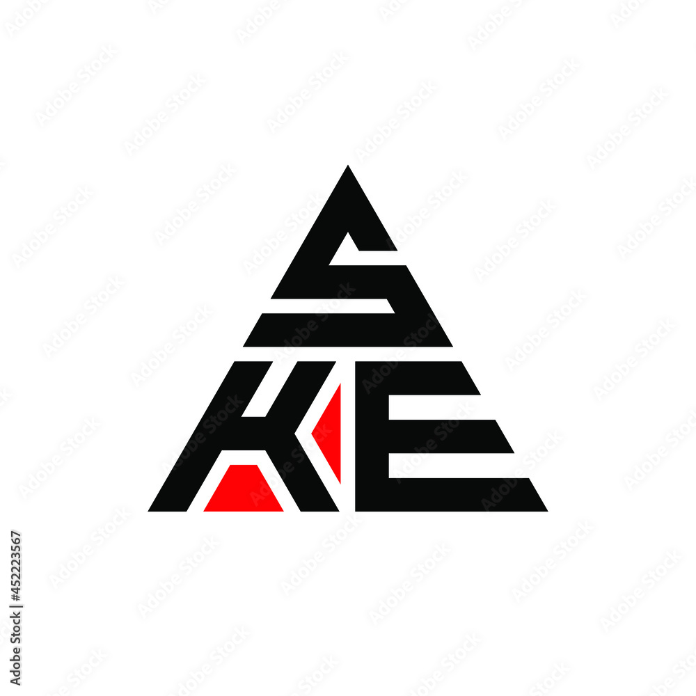 SKE triangle letter logo design with triangle shape. SKE triangle logo design monogram. SKE triangle vector logo template with red color. SKE triangular logo Simple, Elegant, and Luxurious Logo. SKE SKE triangle letter logo design with triangle shape. SKE triangle logo design monogram. SKE triangle vector logo template with red color. SKE triangular logo Simple, Elegant, and Luxurious Logo. SKE