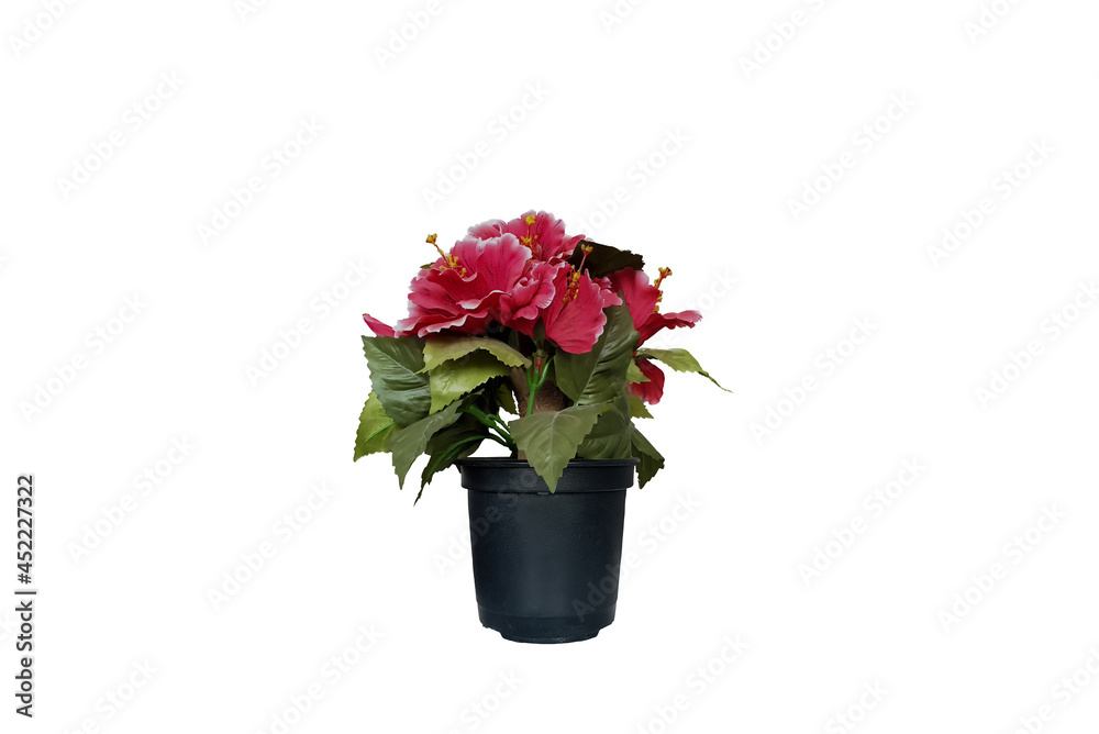 fake flowers in pots for home decoration