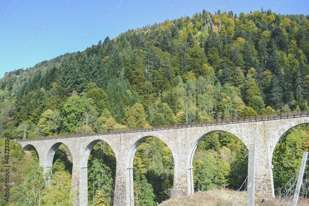 Viaduct amongst hills Viaduct amongst hills