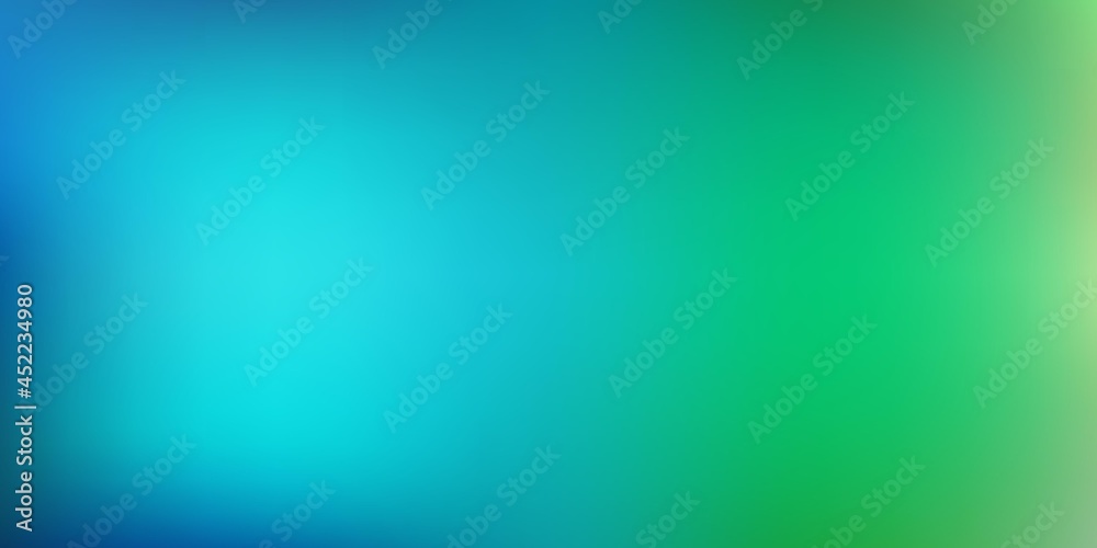 Obraz premium Light blue, green vector gradient blur pattern.