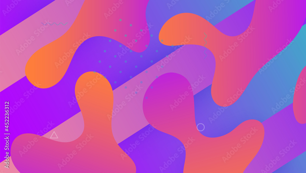 Dynamic Design. Mobile Paper. Digital Banner. Abstract Element.