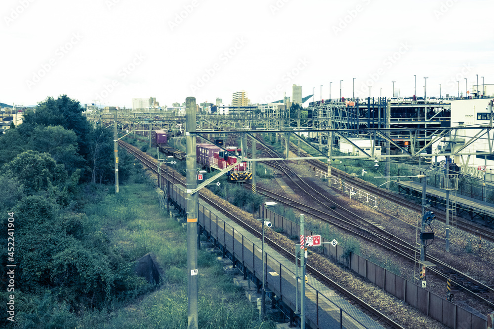 Fototapeta premium とても美しい日本の鉄道