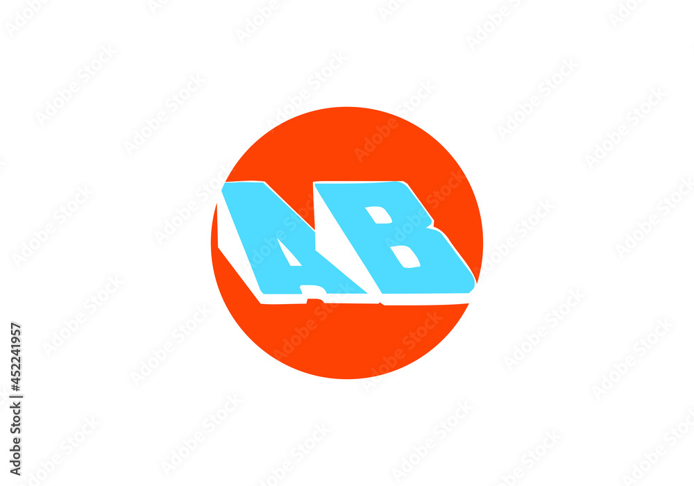 AB latter icon design for your business AB latter icon design for your business