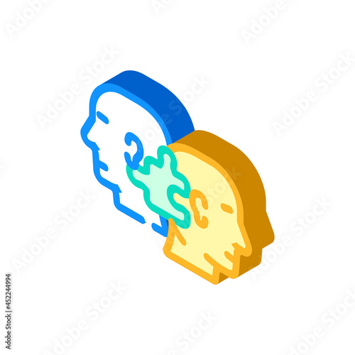 compatibility human isometric icon vector. compatibility human sign. isolated symbol illustration