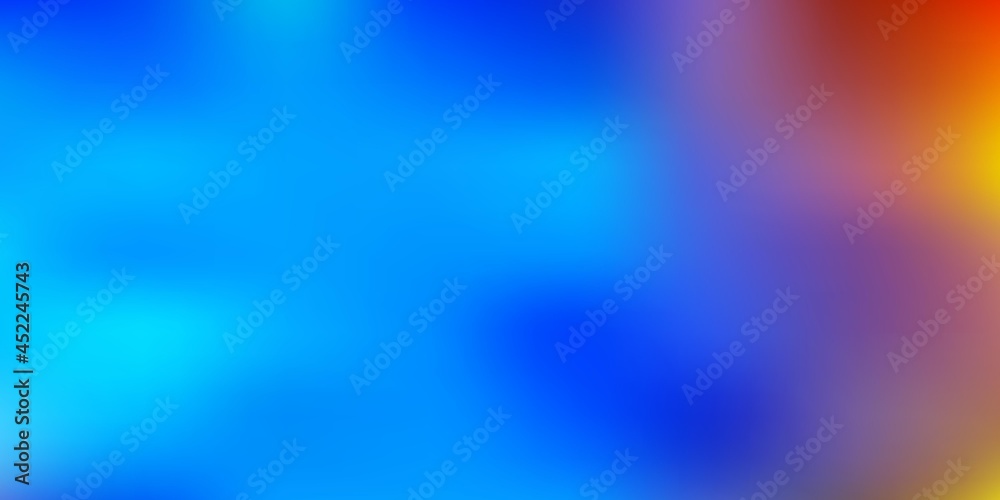 Light blue, yellow vector blur pattern. Light blue, yellow vector blur pattern.