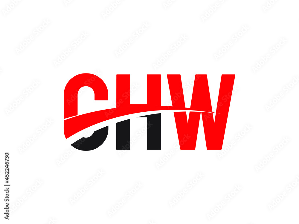 CHW Letter Initial Logo Design Vector Illustration CHW Letter Initial Logo Design Vector Illustration