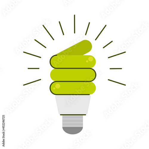 light bulb green energy