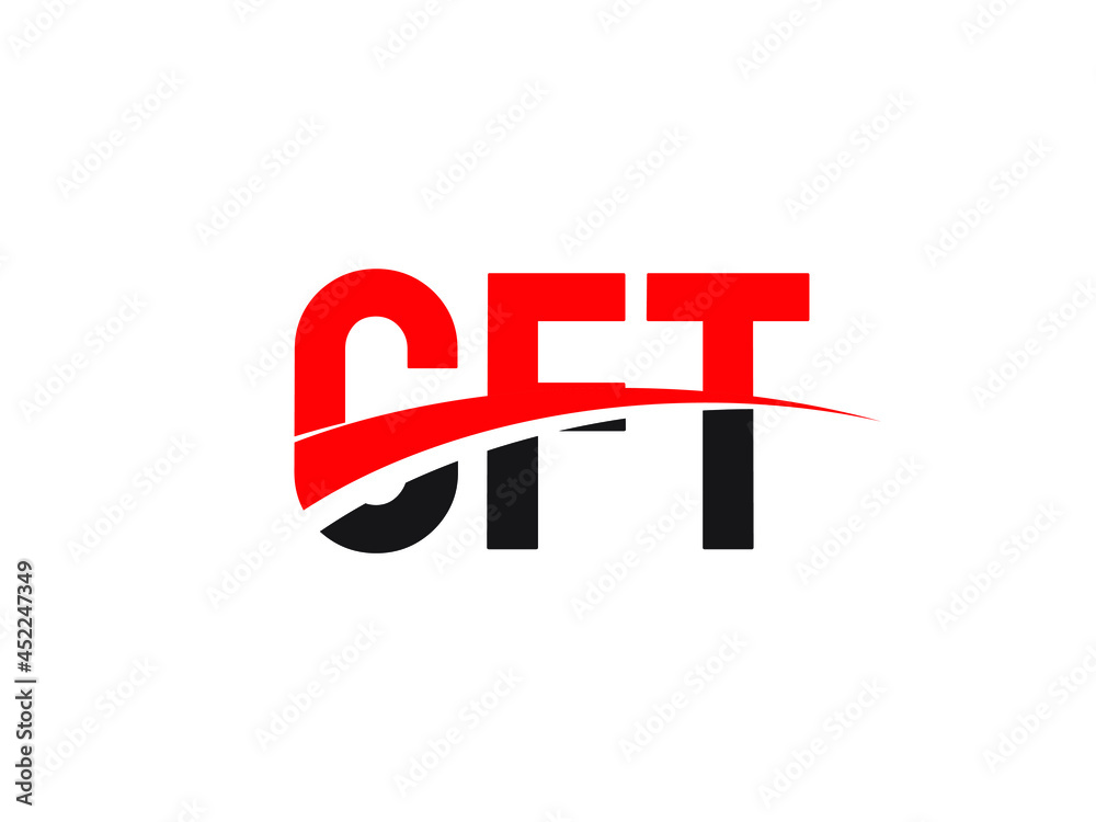 CFT Letter Initial Logo Design Vector Illustration CFT Letter Initial Logo Design Vector Illustration