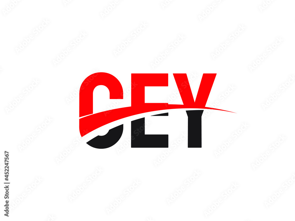 CEY Letter Initial Logo Design Vector Illustration