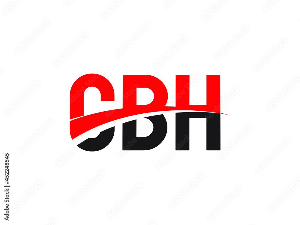 CBH Letter Initial Logo Design Vector Illustration CBH Letter Initial Logo Design Vector Illustration