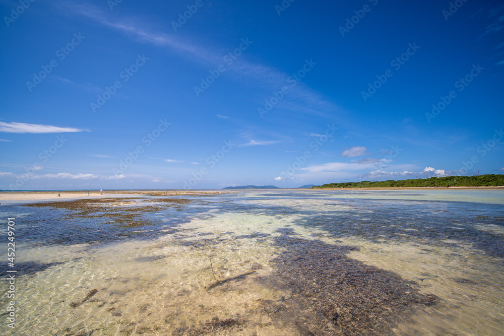 beach and blue sky