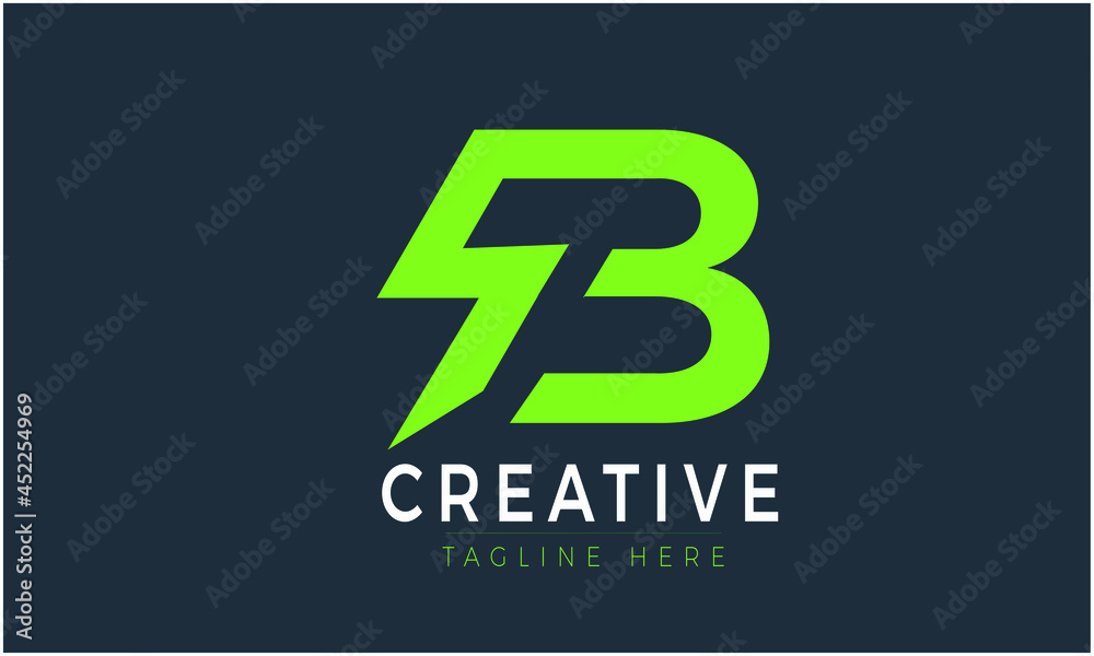Abstract B letter logo design Abstract B letter logo design