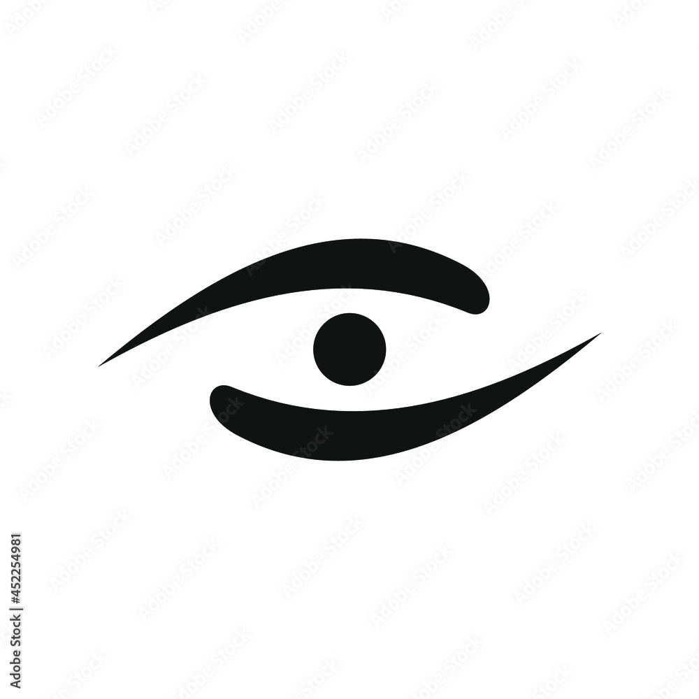 vector image of an eye icon