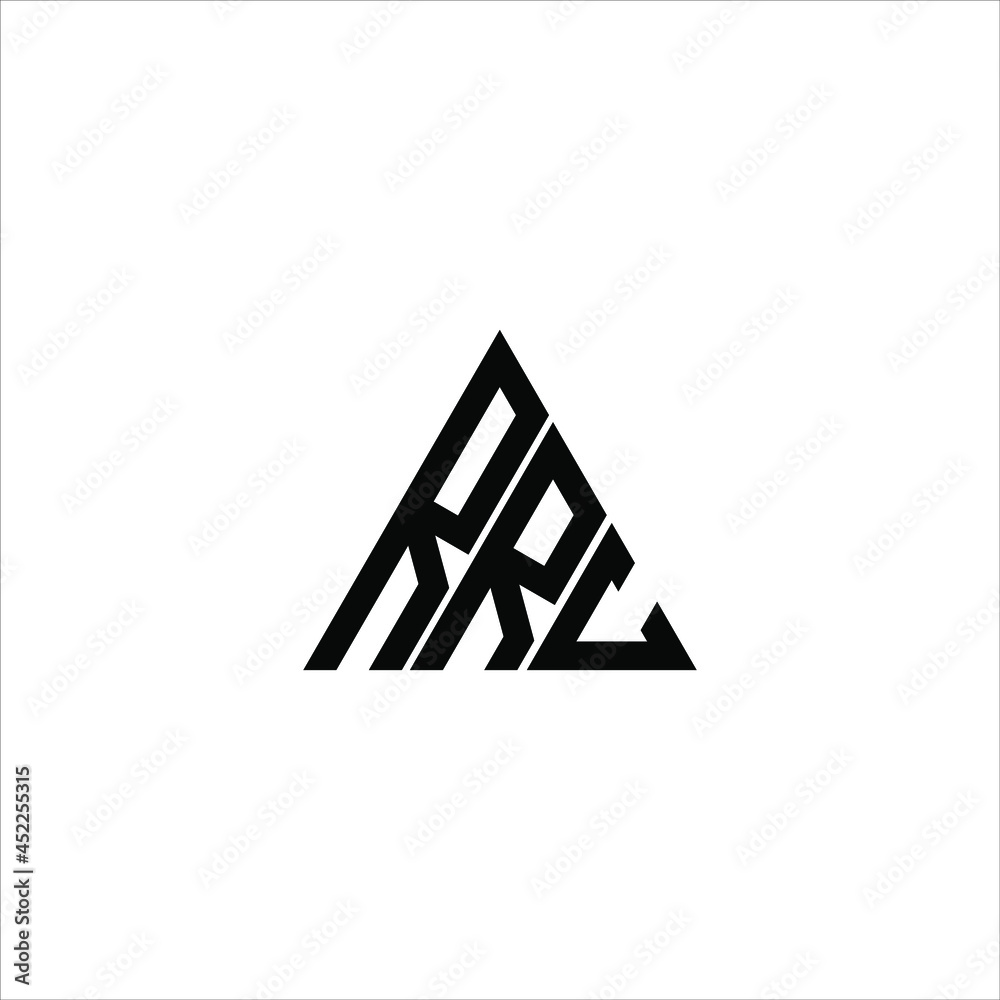 RRC letter logo creative design. RRC unique design Stock Vector | Adobe ...