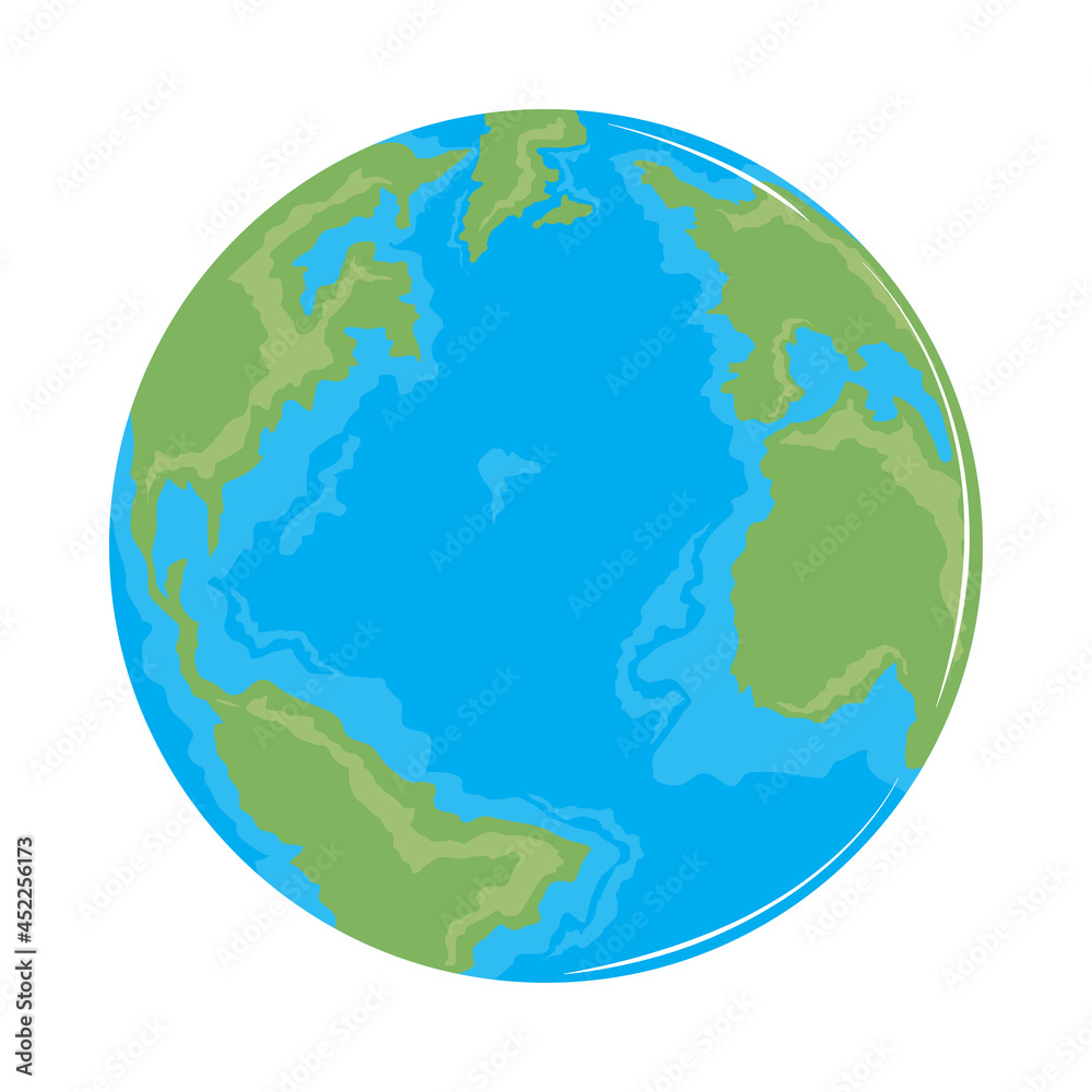 Fototapeta premium world globe map