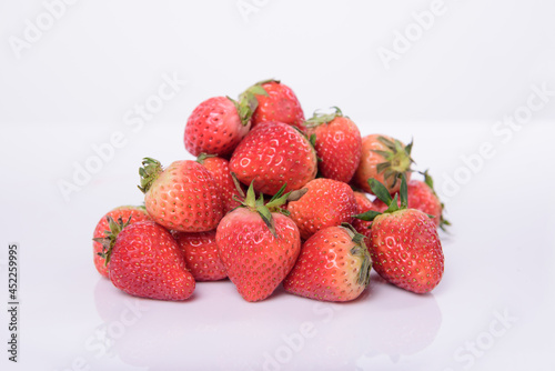 Red ripe strawberries